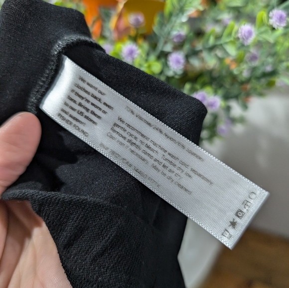 Eileen Fisher Washable wide leg Crepe Pant black size m - Picture 6 of 9